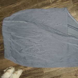 Gray High low skirt